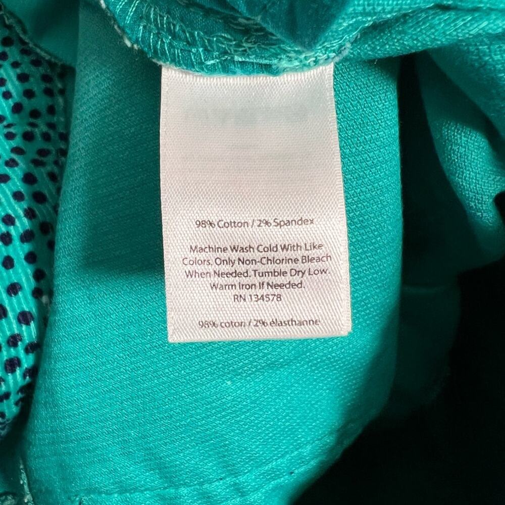 Vineyard Vines Green Polka Dot Corduroy Pants Like New | Size 0 - Picture 7 of 7